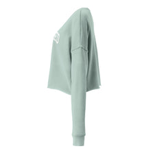 Load image into Gallery viewer, Women's Cropped Varsity Sweatshirt