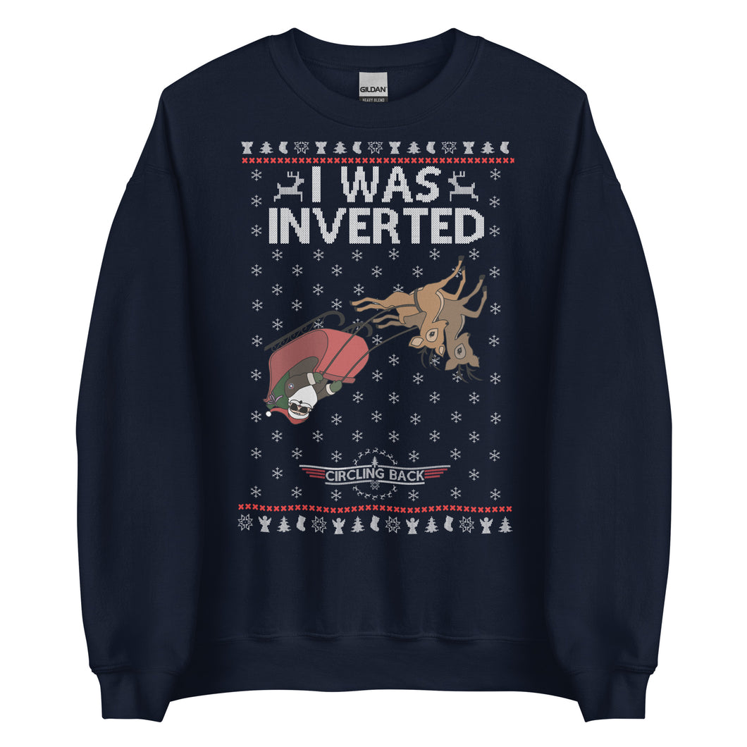 I Was Inverted Christmas Sweater