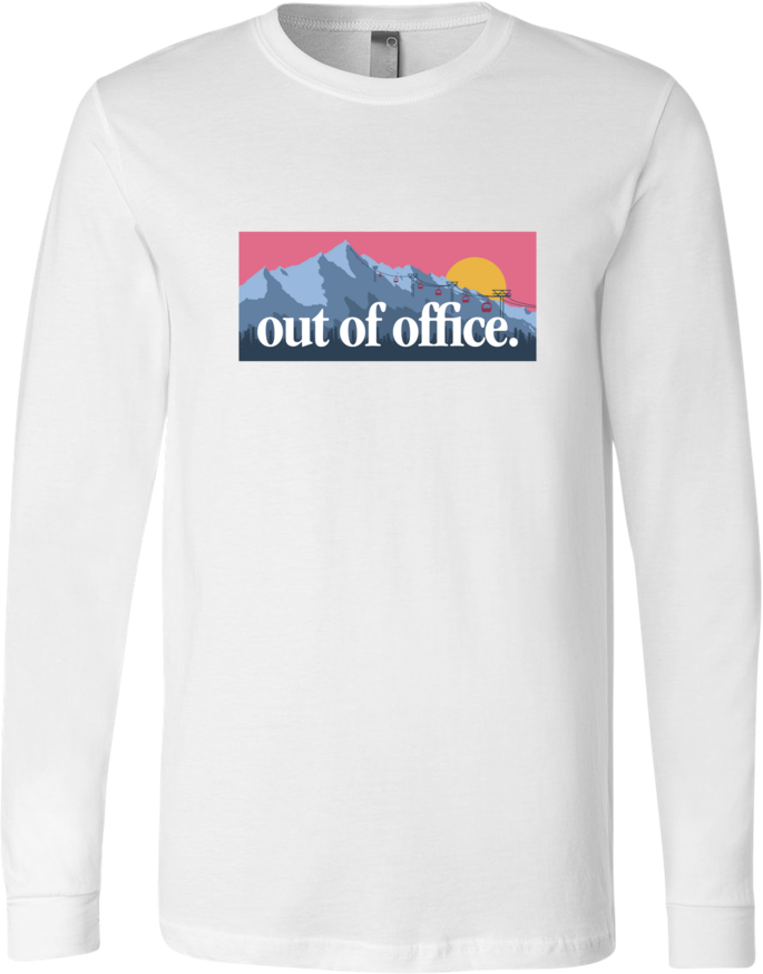 Out Of Office Ski Tee